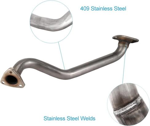 Front Flex Pipe Exhaust Muffler Pipe 2" Inlet (OD) Compatible with 2012-2016 Cadillac SRX 3.6L 73010 in Saudi Arabia