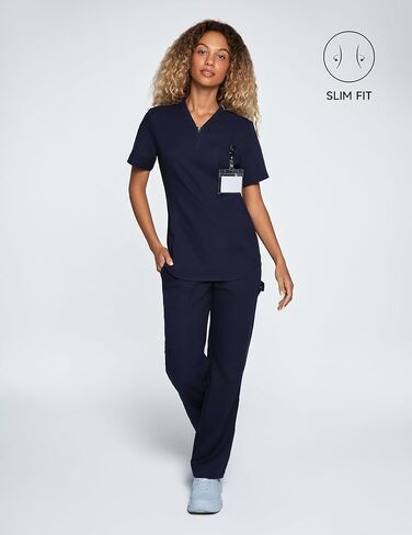 Acadia Louise Scrub Top for Women: Slim Fit, V-Neck, 2 Pockets, High Performance, Easy Care in Kuwait