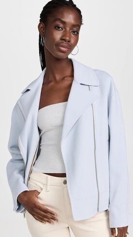 Theory Women's Oversized Moto Jacket in Saudi Arabia
