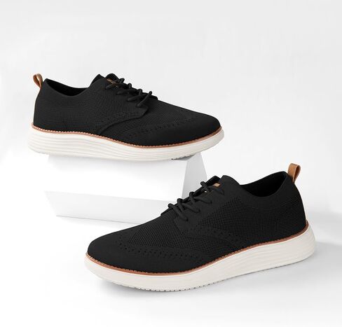 Mens Casual Shoes Breeze Dress Sneakers Oxfords Lightweight Soft Fashion Mesh Walking Shoes in Saudi Arabia
