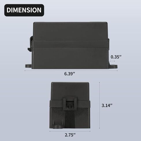 Pre-Wired 12V Relay Box with 4 Relays and 12Way ATC/ATO Fuse Slots, Sealed Fuse Block for Automotive, Car, Marine, Boat in Saudi Arabia
