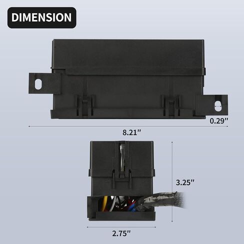 Pre-Wired 12V Relay Box with 4 Relays and 12Way ATC/ATO Fuse Slots, Sealed Fuse Block for Automotive, Car, Marine, Boat in Saudi Arabia
