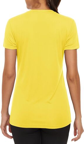 KEFITEVD Women's Workout Tops Short Sleeve UPF 50+ Athletic Sun Protection Shirts Quick Dry Running Rush Guard Gym Tee in Saudi Arabia