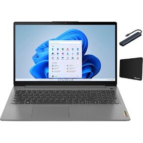 لاب توب لينوفو ايدياباد 3i مقاس 15.6 بوصة يعمل باللمس فل اتش دي، انتل كور i5-1155G7، ذاكرة الوصول العشوائي DDR4 سعة 24 جيجا، 1 تيرابايت اس اس دي، كاميرا ويب، واي فاي، بلوتوث، انتل ايريس اكس جرافيك، ويندوز 11 هوم، ابيس بلو مع الملحقات