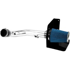 Torchbeam Cold Air Intake Filters System Kits Fit for Silverado Sierra Tahoe V8 4.8L 5.3L 6.0L 6.2L, Aluminum Filter System Replacement Blue