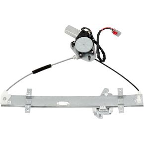 FINDAUTO Power Window Regulator Front Left Driver Side fit for 2001-2005 for Honda Civic 741-742 Window Regulator and Motor Assembly with Motor