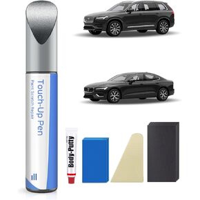 Crystal White Pearl Tricoat(707) Touch Up Paint Repair Kit Compatible with Volvo - DIY Kit Exactly Matches Chips and Nicks