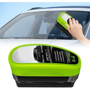 Clear Vision Car Oil Film Cleaning Brush, 2025 New Car Windshield Cleaner, Clear Vision Glass Cleaner, Reusable Rain and Fog Cleaning Glass Brush