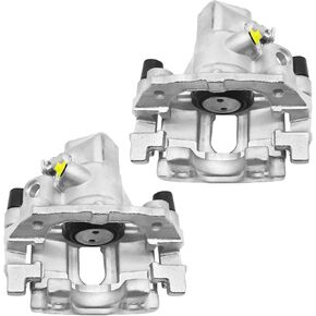 Brake Caliper Rear Driver and Passenger Side with Bracket Caliper 2010/2011/2012/2013 Mazd 3 19-B6284 19-B6285 Caliper for Pair Set of 2