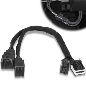 SGW Extension Cable Compatible with Jeep Wrangler JL 2018-2023, Gladiator JT 2020+, for Ram 1500 2019+, TRX 2021+ | for Tazer DT, JL Mini/Lite Plug & Play 12 8 Adapter Wiring Harness