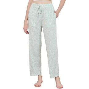 U2SKIIN Women's Pajama Bottoms, Soft Lounge Pajama Pants for Women, Lightweight PJ Pants for Home & Relaxation(Light Green Mel. M)
