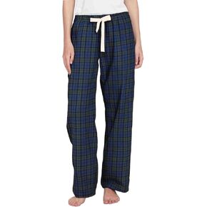 Women's Cotton Flannel Pajama Pants, Soft Lounge Bottoms with Pockets