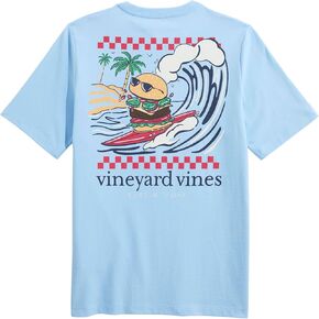 vineyard vines Boys' Surfin' Burger Short-Sleeve Pocket Tee