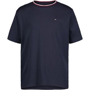 Tommy Hilfiger Boys' Short Sleeve Solid Ringer Crew Neck T-Shirt, Soft, Comfortable, Relaxed Fit