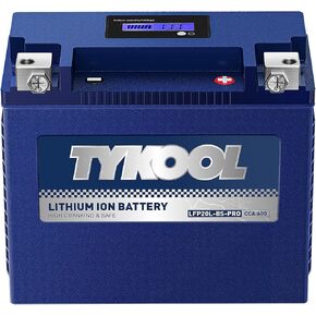 YTX20HL-BS-PRO (YTX20L-BS) 3x Cranking Amps ، 5x Life ، بطارية Lithium LifePo4 للدراجات النارية ، 12.8 فولت 12AH ، 600CCA ، بطارية PowerSports ، ل ATV ، UTV ، Jet Ski ، PWC ، Snowmobile ، Riding Lawn Marn