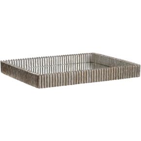 Uttermost Talmage Silver Leaf Rectangular Decorative Tray