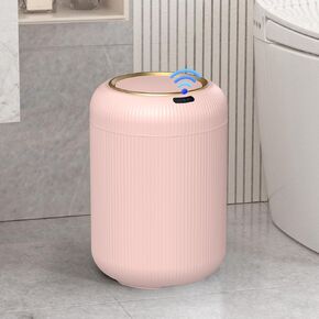 Automatic Motion Sensor Bathroom Trash Can with Lid, 3 Gallon / 11L Touchless Trash Garbage Bin with Removable Legs for Bathroom, Kitchen, Bedroom, Office, Small Mini Trash Cans Trashcan -White