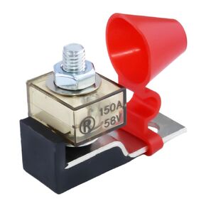 200Amp MRBF Terminal Block Fuse Holder Single Stud 5/16" (M8) Compact Rated Battery Fuse Fit for Boat Truck RV Construction Vehicles