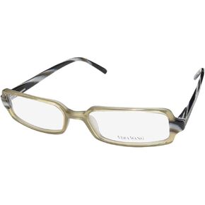 Vera Wang V119 Womens/Ladies Rectangular Full-rim Flexible Hinges Authentic Popular Design Affordable Eyeglasses/Spectacles
