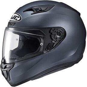 HJC i10 Solid Natural Motorcycle Helmet, DOT Approved (Semi Flat Anthracite, X-Large)