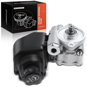 A-Premium Power Steering Pump, with Reservoir, Compatible with Cadillac BLS 2007-2008 & Saab 9-3 2003-2011, 9-3X 2010, 2.0L 2.8L, Replace # 12773869, 12785125