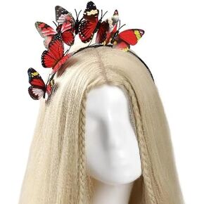 Butterfly Headbands Fascinators for Women - Monarch Butterfly Crown Tea Party Halloween Headpiece for Kentucky