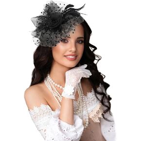 Fascinators Hats for Women Tea Party Hats for Women, Kentucky Derby Hats for Women Church Hats for Women Fancy Dress Party