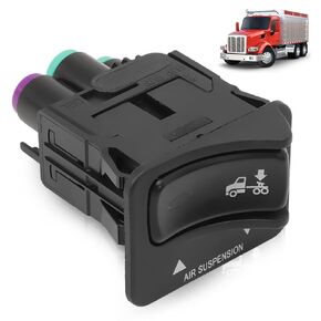 Air Suspension Dump Valve/Rocker Switch Fit Peterbilt Replace G906022009BN G90-6022-009BN
