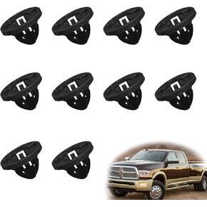 10PCS Taillight Lamp Retainer Clip Fastener Assembly Grommets, OE 68084593AA, Compatible with Dodge, Ram, Pick-Ups, Truck