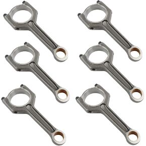 N55 S55 Connecting Rod 6Pcs Fits for BMW E88 F30 F32 F10 F12 F01 F02 F82 F83 F15 E70 F16 E71 135i 335i 435i 535i 640i 740i X1 X3 X5 X6 3.0L V6 Turbo N55 S55 Engine OE 11247624615 N55B30A