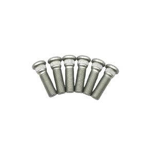 6 pcs عجلات ترصيع M12x1.50 Lug Stud 48mm طول مركبة مركبة البراغي الصلب