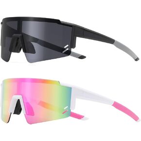 2PACK kids Sunglasses for Softball Baseball Youth Sports Sunglasses Cycling Running Visor Unisex Boys Girls