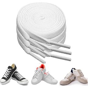 Ouligay 3 Pairs Flat Shoe laces for Trainers Replacement Laces for Sport Shoes Running Shoes Casual Boots Sneakers Shoe Strings for Men Women