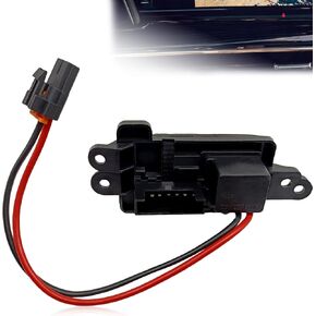 Blower Motor HVAC Fan Resistor Blower Resistor Heater Control Module Kit Manual AC Motor Resistor 89019088 1581086 for Chevy Avalanche Silverado 1500 2500 Suburban Tahoe