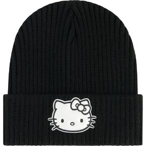 Hello Kitty Beanie Hat ، قبعة شتوية متبكّمة أكريليك مكبّنة