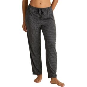 TAHARI Women's Straight Leg Drawstring Pajama Pants with Pockets