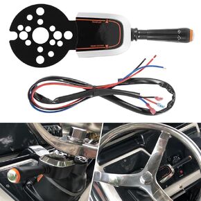 Yoursme Bezel Control Switch, Blinker Trim Control System Single Function - Engine Trim/Jack Plate Fit for Seastar Hydraulic, Cable and Tilt Steering, Replace PT1000-1P, PT1000-2P