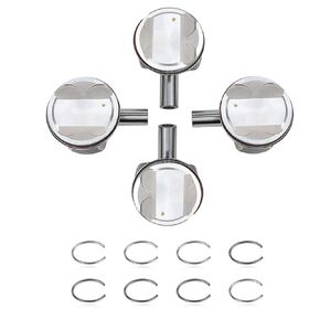 JDMON STD Engine Piston & Piston Snap Rings & Piston Pin Set Compatible with Hyundai Kona Veloster Elantra 2017-2019 2.0L Replace 23040-2E601 23041-2E800