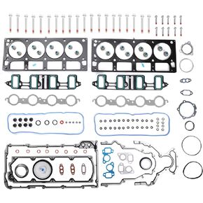 PHILTOP MLS Head Gasket Set with Bolts, for Chevy Express/Silverado/Suburban/Tahoe, GMC Savana/Sierra/Yukon XL, fCadillac Escalade, Hummer H2, 07-11, 6.0/6.2L V8, OE#HS26192PT-5, ES72220