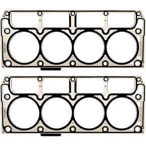 2 PCS 5 Layer MLS Engine Cylinder Head Gaskets Compatible with Chevy Corvette Camaro GMC Buick Cadillac CTS 6.0L 6.2L for Engine LS2 LS9 LQ4 LQ9 L99 L76 L77 L92 L96 L94 L9H Replaces 12622033