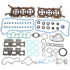 مجموعة حشية الرأس الكاملة FIT FORD & LINCOLN 3.7L V6 لـ EDGE Continental MKS MKT MKX MKZ Police Interceptor Sedan & Utility 2011-2019 HS26543PT4 Cover Valve Cover Gasket VS50814R