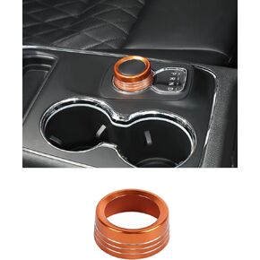 Gear Shift Switch Knob Cover for 2013-2017 Dodge RAM Gear Shift Adjust Control Switch Button Cover Ring Trim for 2014-2017 Dodge Durango Interior Accessories, Black