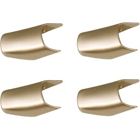 4 Pcs Car Door Pull Strap End Caps Fits for 2003-2011 Lincoln Town Car 4.6L V8 Replaces 3W1Z-5422670-AAC Gold