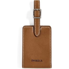 Shinola Men's Leather Luggage ID Tag