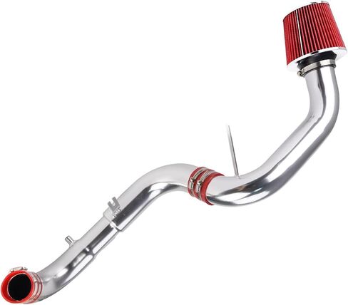 طقم كمية الهواء البارد Philtop متوافقة مع 2006-2011 Civic مع 1.8L (DX/DX-G/LX/EX) ، مرشحات مجموعات الألومنيوم الحمراء 3 بوصة التدفق العالي in Kuwait