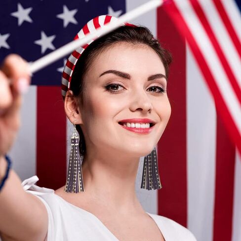 Rechicgu 2x أقراط Western For Women Country Concert Pu Lower Tassles Long Stains Steel Ear Hook Cowgirl Cowboy Pohemian Molerings مجموعة مجوهرات in Saudi Arabia