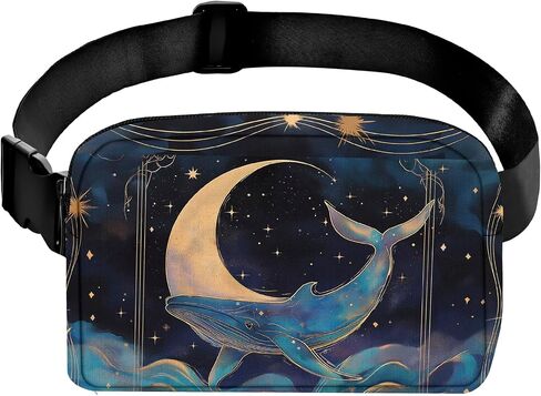 Whale Fanny Pack for Women Belt Bag Lightweight Waist Bags Waterproof Purse with Adjustable Straps Wallet Casual Presents Travel Workout in Kuwait