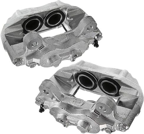 A-Premium Disc Brake Caliper Assembly Compatible with Select Toyota Models - Land Cruiser 1993 1994 1995 1996 1997, L6 4.5L, Sport Utility, 80 Series - Front Left Driver Side in Kuwait