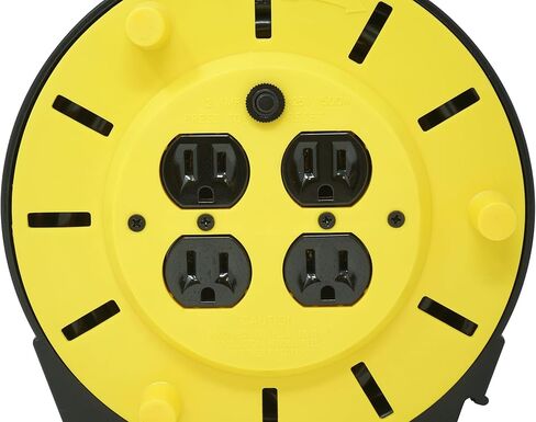 بكرة سلك تمديد من وودز 4907 مع 4 منافذ 16/3 SJTW وقاطع دائرة 12A؛ 25 قدم in Kuwait