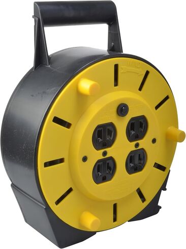 بكرة سلك تمديد من وودز 4907 مع 4 منافذ 16/3 SJTW وقاطع دائرة 12A؛ 25 قدم in Kuwait